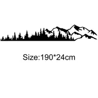 1 x RAW Customer Returns 2pcs Car Stickers Mountain Forest Vinyl Car Truck Window Bumper Auto Door Decal Kayak Vinyl Decoration Body Self Adhesive - RRP €26.99