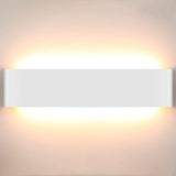 1 x RAW Customer Returns Lightess 18W 40CM wall lamp LED indoor modern wall light white up down hallway lamp wall lighting 16W IP44 made of thick aluminum for living room bedroom hallway stairs etc., neutral white - RRP €31.38