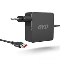 1 x RAW Customer Returns QYD 65W Laptop Charger Cable for Lenovo Yoga pro 4 Yoga 900 900-13ISK Yoga 700 11 Yoga 700 14 700-11Isk 80QE Yoga 3 Pro Miix 700 Power Supply Charger Notebook Power Cord AC Adapter - RRP €24.29