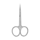 1 x RAW Customer Returns STALEKS Pro - Professional Skin Cuticle Scissors, Curved Handle, Short Handle Length S Blade Length - 25mm, Hook Shape Exclusive 21 Type 2 Design Magnolia Flower SX-21 2m - RRP €36.68