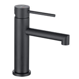 1 x RAW Customer Returns ONECE Black Bathroom Sink Faucet, 304 Stainless Steel Single Lever Basin Mixer Tap, Bathroom Sink Taps, Removable Aerator, Hot and Cold Water Mixer, Lead-Free - RRP €37.92