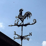 1 x RAW Customer Returns Alnicov Metal Weather Vane, Vintage Weather Vane Hollow Wind Direction Indicator for Outdoor Garden Roof Paddock Decoration Weather Vane - RRP €29.17