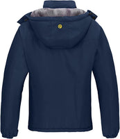 1 x RAW Customer Returns geeksport Warm Men s Waterproof Winter Jacket Men s Winter Rainproof Jacket Navy Blue XL  - RRP €73.99