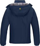 1 x RAW Customer Returns geeksport Warm Men s Waterproof Winter Jacket Men s Winter Rainproof Jacket Navy Blue XL  - RRP €73.99