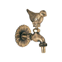 1 x RAW Customer Returns 1 2 Decorative Garden Faucet with Dove Motif and Hose Connector - RRP €41.0