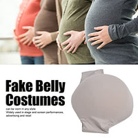 1 x RAW Customer Returns Fake Pregnancy Belly, Memory Foam Lightweight Breathable Simulation Fake Belly M Adhesive Remover - RRP €62.37