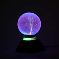 1 x RAW Customer Returns Plasma Ball Lamp Magic Light Plasma Light 5 inch Globe static blue light touch - RRP €28.48