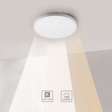 1 x RAW Customer Returns LED ceiling light, UBRAVOO 18W ceiling lamp flat dimmable 1900LM round lamps LED panel ceiling light bathroom lamp for living room kitchen children s room bathroom balcony energy class F  - RRP €23.0