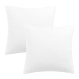 3 x Brand New PiccoCasa pillowcase 40x40, set of 2 pillowcases with zipper made of microfiber, super soft and comfortable pillowcases, white - RRP €33.27