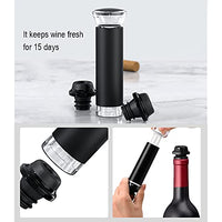 1 x RAW Customer Returns AIKARO Electric Corkscrew Wine Opener Wine Bottle Opener Automatic Bottle Opener Battery Operated Set with Base  - RRP €29.99