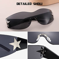 1 x Brand New Perfectmiaoxuan Polarized Sunglasses Wrap Around Y2K for Men Women Cool Fishing Biking Driving Fishing Outdoor Climbing Sunglasses Wrap Around Sunglasses - RRP €58.8