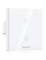 1 x RAW Customer Returns Smart Light Switch, Maxcio WiFi Light Switch 1 Way, Compatible with Amazon Alexa, Google Home, APP Remote Control, Timer Function and Overload Protection, Neutral Wire Required - RRP €22.18