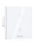 1 x RAW Customer Returns WiFi Light Switch, Maxcio 2 Gang Smart Switch Compatible with Alexa, Google Home, APP Control and Timer Function, Neutral Required - RRP €22.99