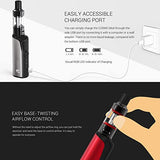 1 x RAW Customer Returns VAPTIO Cosmo Kit Electronic Cigarette 1500mAh Starter Kit Power Supply Vape Pen 30W with 2 Pieces Cosmo Coil 0.7 Ohm 1.6 Ohm, No E Liquid No Nicotine Cosmokit Violet  - RRP €22.8