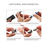 1 x RAW Customer Returns Pinjilai E Cigarette Starter Set Without Nicotine 2200mah Vape Rechargeable 0.5 Ohm Vaporizer Electronic Cigarette Cigarette 2ml Tank Vape Refillable E Steamer Set Complete, No Nicotine - RRP €40.33