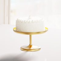 4 x RAW Customer Returns WVOPIAHY cake plate with base golden plate, cake stand vintage cake plate metal, cake stand cake stand for cakes cake dessert, 260 mm 10 inches  - RRP €95.96