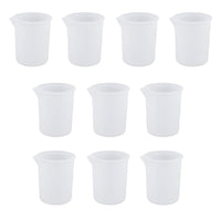 1 x RAW Customer Returns SIYI-XIU 10pcs Multipurpose Silicone Measuring Cups Silicone Cups for Resin 100ml for Non-Stick Mixing Cup DIY Resin Glue Tools Home Baking - RRP €13.99