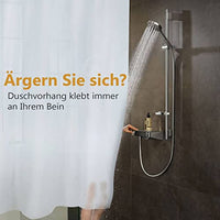 1 x RAW Customer Returns ZARCKER Shower Curtain Weights, Silicone Coated Strong Shower Curtain Magnets, Never Broke, Never Rust, No Noise, Heavy, Prevents Shower Curtain Blowing Gray, 5 Pairs  - RRP €27.22