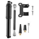 1 x Brand New QCHMM bicycle air pump, mini pump with telescopic function, Presta, Schrader - RRP €36.0