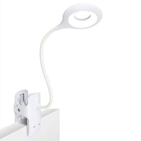 1 x RAW Customer Returns Reading lamp, SINJIAlight 28 LEDs USB rechargeable reading lamp for children, 3 colors x 3 brightness clamp lights with safety switch, eye protection book light for reading in bed - RRP €16.13