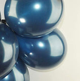 1 x Brand New Happium 12 Metallic Latex Balloons - 20 Pack Navy Blue  - RRP €19.2