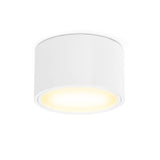 1 x RAW Customer Returns KYOTECH LED surface-mounted light white - surface-mounted spot flat with 6W LED GX53 230V surface-mounted spotlight warm white 3000K ceiling spots surface-mounted 95x55mm round ceiling light made of aluminum - RRP €21.99