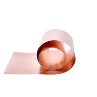 1 x RAW Customer Returns Thickness 0.5mm , pure copper foil, copper sheet, roll foil common use for DIY or electronics. Width 50mm. Length 1000 mm - RRP €21.99