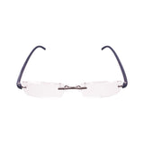 1 x RAW Customer Returns KoKoBin Ultra Light TR90 Rimless Reading Glasses with Glasses Case for Men and Women, Blue, 1.5 1er Pack  - RRP €58.8