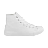 1 x RAW Customer Returns Elara Unisex Sneaker Sportschuhe High Top Turnschuh Chunkyrayan 014 Schuhe 3600-3601-AllWhite-39 - RRP €25.95