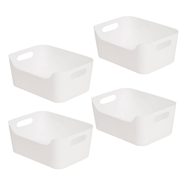 Brand New Job Lot Pallet - 	HL Home-Link Pack of 4 Small Useful White Plastic Storage Boxes - 67 Items - RRP €1252.9