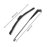 1 x RAW Customer Returns Keenso UTV Windshield Wiper, Universal UTV Hand Operated Windshield Wiper Blade Manual Wiper 450mm 400mm for Most UTV Windshield Wipers Wiper Blades and Accessories - RRP €20.87