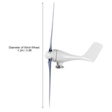 1 x RAW Customer Returns 1200W Small Wind Turbine Generator Kit with 3 Blades for Marine and Home Use Blue, 24V  - RRP €191.46