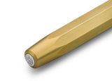 1 x RAW Customer Returns Kaweco Brass Sport Fountain Pen Brass F - RRP €72.29