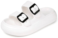 1 x Brand New Gaatpot children s flip flops boys sandals cozy slides slippers mules girls soft bath slippers non-slip white 31 32 EU - RRP €22.99