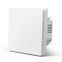 1 x RAW Customer Returns MVAVA WiFi light switch, smart wall switch Alexa and Google Home Work with Tuya, 86mm light switch flush-mounted, wall light switch neutral line required 1 compartment 1 way white - RRP €18.14