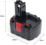 1 x RAW Customer Returns 14.4V 4.5Ah NI-MH replacement battery for Bosch BAT038 tool batteries 14.4V NI-MH battery 4.5Ah Compatible BAT040 BAT041 BAT140 2607335533 2607335275 2607335685 13614 AHS PSB14.4 PSR 14.4 GST 14.4V battery -2 pieces - RRP €45.99