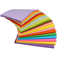 1 x RAW Customer Returns 10 Colors, A4 120 g m , 100 Sheets Thick Colored Paper Colored A4 Copy Paper, Colored Colorful Paper Clay Paper, for DIY Art Crafts 20 30cm  - RRP €10.07