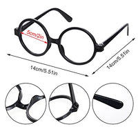 10 x Brand New jerbro 2 Pack Witch Wizard Glasses Plastic Glasses Frames for Halloween Accessories Party Carnival - RRP €70.4