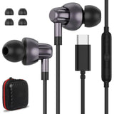 1 x RAW Customer Returns USB C Headphones for iPhone 15 Pro Samsung Galaxy A55 A35 S24 S23 S21 FE S22 A34 A54 A53 Headphones Type C with Microphone HiFi Stereo USB C In-Ear Headphones for Xiaomi 14 13 12T Pro Pixel 8 OnePlus 12 11 - RRP €21.6