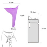 3 x Brand New Women s urinal, urinella for women, standing pee aid funnel, disposable urine bag 700ml , reusable urinal, safe urination while standing or squatting, for camping, traveling, hiking, mountaineering - RRP €79.2