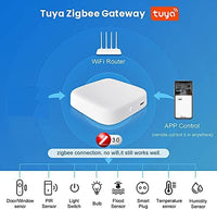 1 x RAW Customer Returns Zigbee hub, Zigbee gateway Wireless Bridge, Smart Life Tuya App Can support ZigBee 3.0 temperature and humidity, thermostatic valve, door sensor, detector, smart switch - RRP €26.17