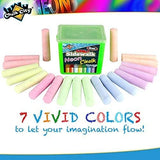 1 x RAW Customer Returns Chalk City Sidewalk Chalk, Jumbo Chalk, Non-Toxic, Washable, Art Set 20 Count  - RRP €12.18