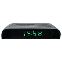 1 x RAW Customer Returns TOTMOX Solar Powered LCD Car Clock - Temperature display on the car dashboard. - RRP €32.4