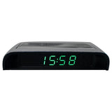 1 x RAW Customer Returns TOTMOX Solar Powered LCD Car Clock - Temperature display on the car dashboard. - RRP €32.4