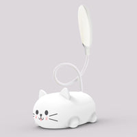 1 x RAW Customer Returns Desk Lamp for Kids, Cute Cat LED Table Lamp with Flexible Arm, USB Rechargeable Table Lamp Eye Protection Reading Lamp Cartoon Kawaii Bedside Lamp Room Decoration Children Gift - RRP €12.1