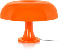 1 x RAW Customer Returns OKSANO Mushroom Lamp, Orange Mushroom Lamp, Table Lamp with 3 Adjustable Colors LED Lamp, Mushroom Table Lamp for Modern Lighting for Bedroom Retro Living Room Decor orange  - RRP €77.63