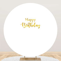 1 x RAW Customer Returns SDOTPMT Diameter 1.8m Outdoor Party Display Props Round Backdrop Cover for Kids Adults Celebration Party White Minimalist Photography Background Solid Color Circle Backdrop - RRP €31.46