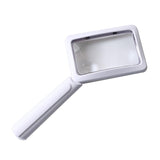 1 x RAW Customer Returns Meichoon Rectangular Magnifier Hand Magnifier USB Rechargeable with 20 LED Lights Touch Adjustable High Resolution Field of View Experiment Observation - RRP €22.99