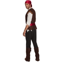 1 x RAW Customer Returns Boland - Costume for adults Pirate Thunder, trousers, shirt, vest, cuffs, captain, Jack, Sparrow, buccaneer, mutiny, carnival, Halloween, Mardi Gras, theme party, disguise, theater - RRP €30.92