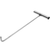 1 x RAW Customer Returns Angoily Stainless Steel Manhole Cover Hook T Hook Manhole Tool Manhole Lift Hook for Trampoline Pull Springs Open Manhole Cover - RRP €16.49